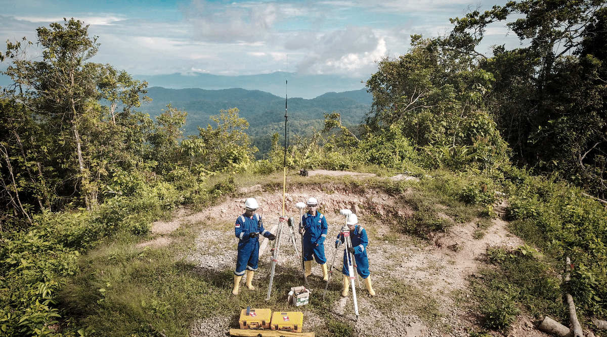 Topography Survey Pipeline Sumbawa Timur Mining
